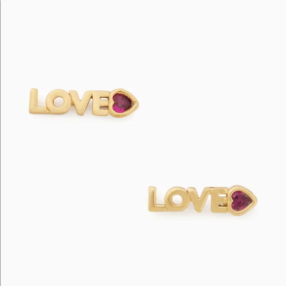 New! Kate Spade Love Earrings - Picture 3 of 6